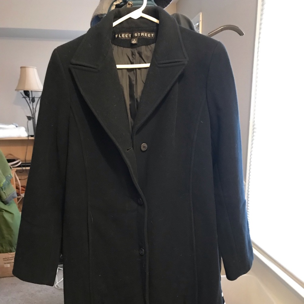 Wool coat, Fleet Street